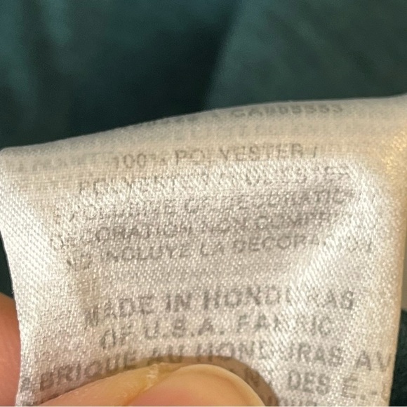 NIKE Dri Fit V Neck Tee Heather Marled Green Athleisure Workout - Picture 5 of 6